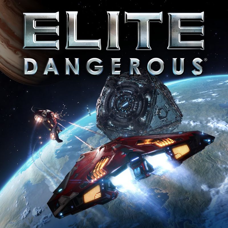 Front Cover for Elite: Dangerous (PlayStation 4) (download release)