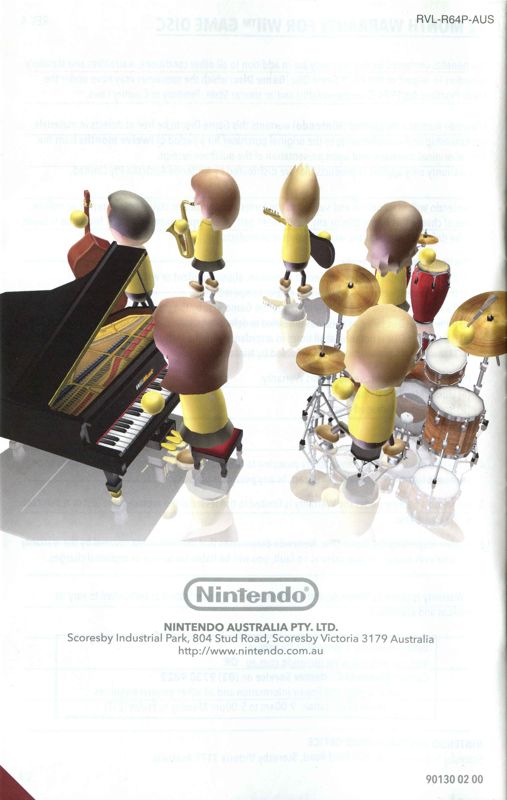Wii Music cover or packaging material MobyGames
