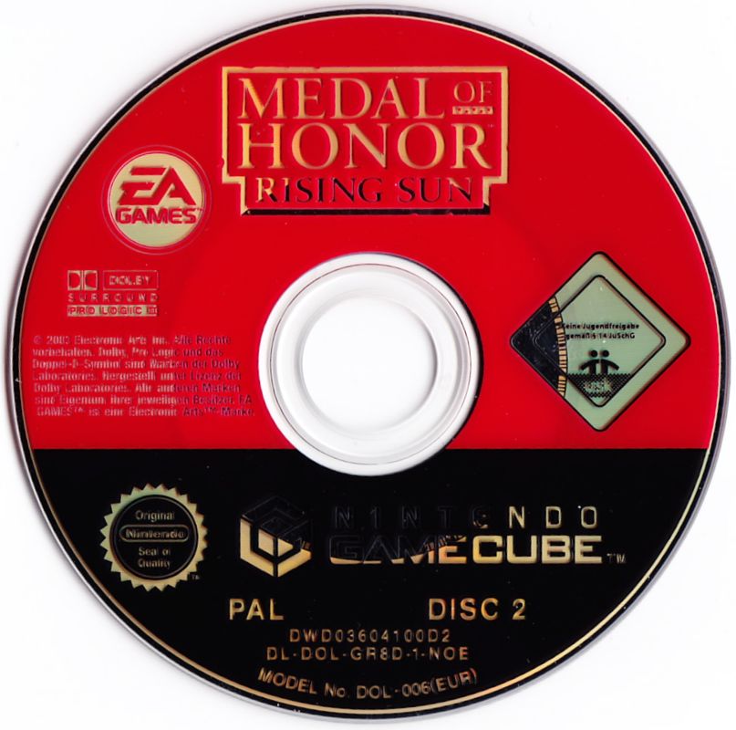 Media for Medal of Honor: Rising Sun (GameCube): Disc 2