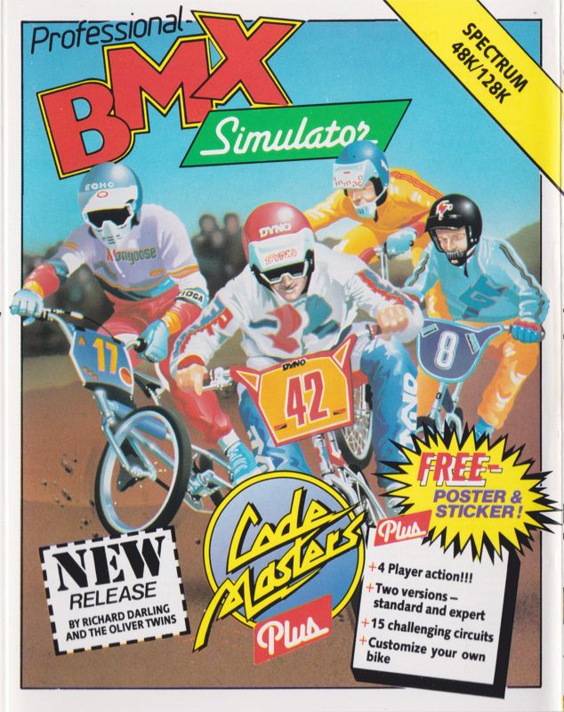 Front Cover for Professional BMX Simulator (ZX Spectrum)