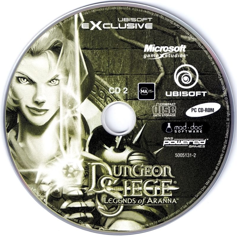 Media for Dungeon Siege: Legends of Aranna (Windows) (Ubisoft eXclusive release): Disc 2