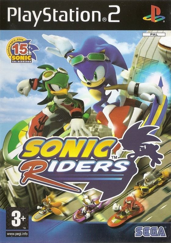 Front Cover for Sonic Riders (PlayStation 2)