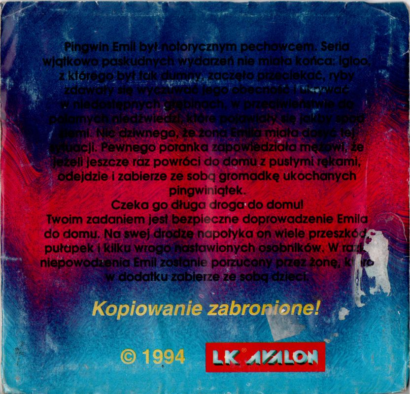 Back Cover for Arktyczne Polowanie (Commodore 64) (5.25" disk release)