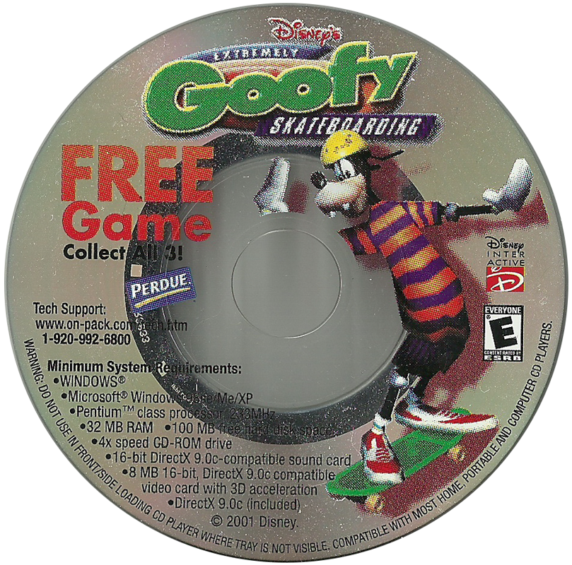 Media for Disney's Extremely Goofy Skateboarding (Windows) (Free Game From Perdue Dinosaur Chicken Nuggets)