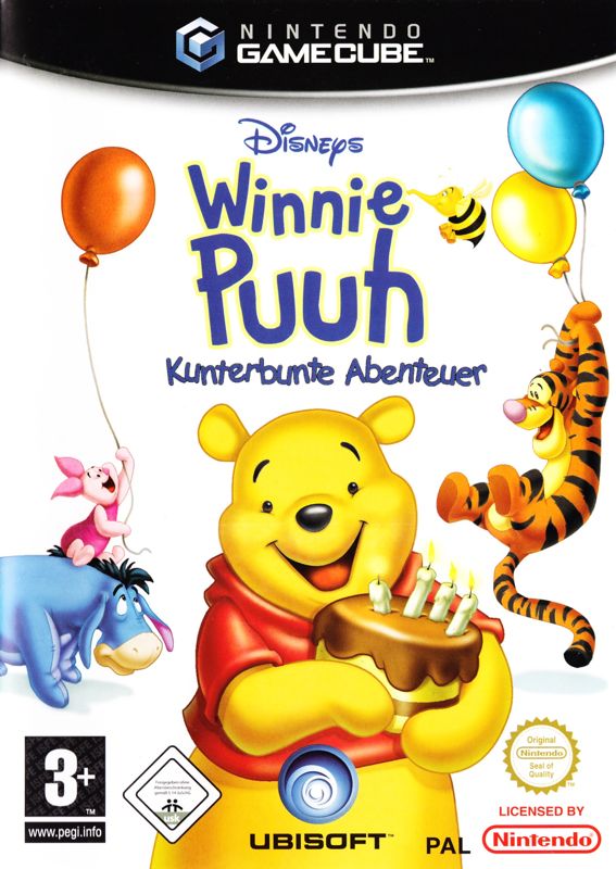 Front Cover for Disney's Winnie the Pooh's Rumbly Tumbly Adventure (GameCube)