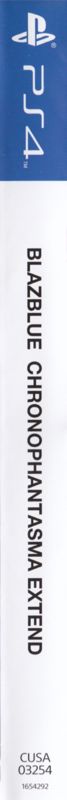 Spine/Sides for BlazBlue: Chrono Phantasma Extend (PlayStation 4)