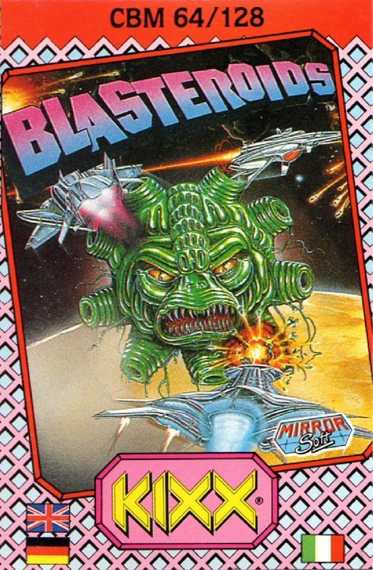 Front Cover for Blasteroids (Commodore 64) (Budget re-release)