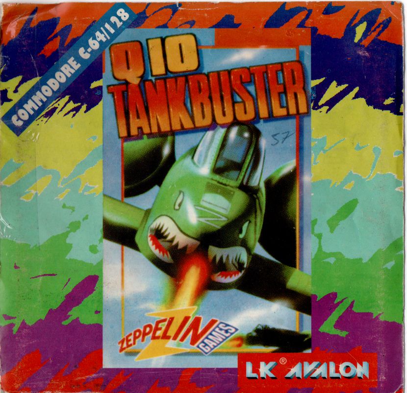 Front Cover for Q10 Tankbuster (Commodore 64) (5.25" disk release)
