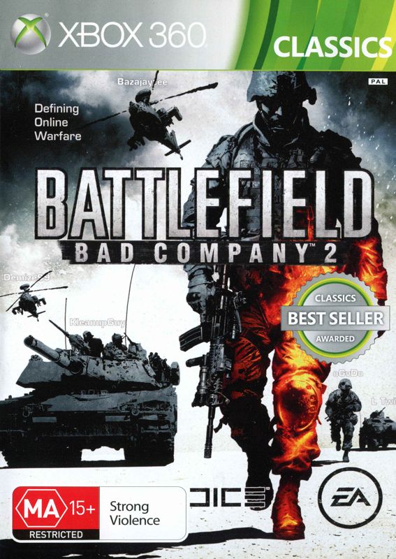 Front Cover for Battlefield: Bad Company 2 (Xbox 360) (Classics release)