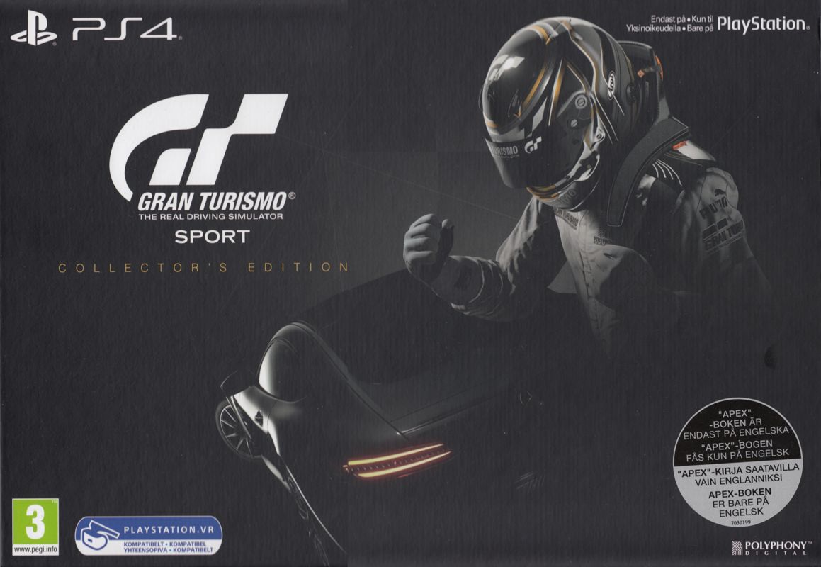 Front Cover for Gran Turismo: Sport (Collector's Edition) (PlayStation 4)