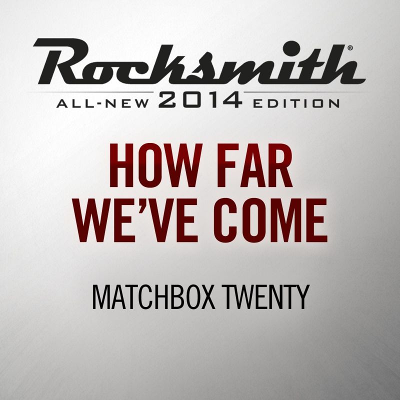 Front Cover for Rocksmith: All-new 2014 Edition - Matchbox Twenty: How Far We've Come (PlayStation 3 and PlayStation 4) (download release)