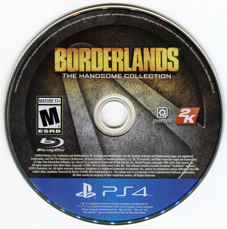 Media for Borderlands: The Handsome Collection (PlayStation 4)