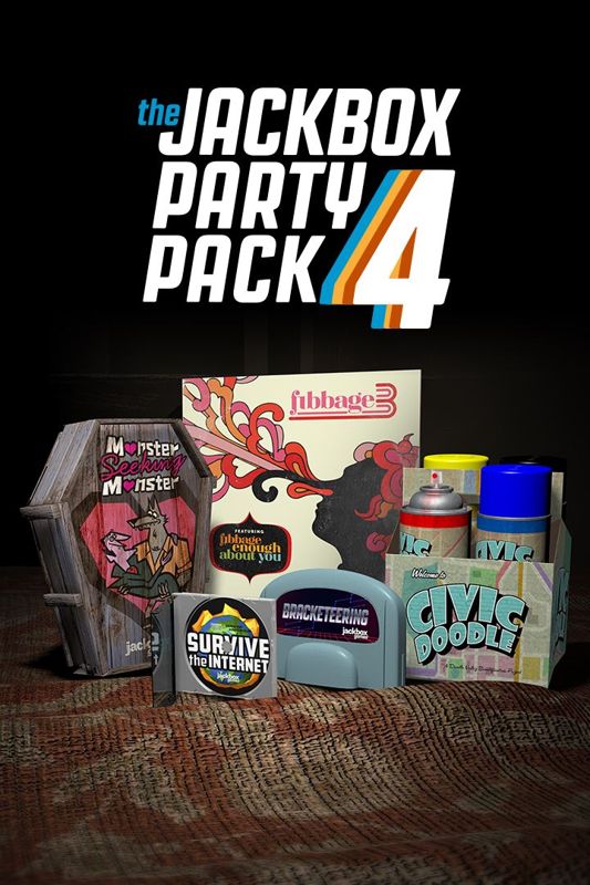 Front Cover for The Jackbox Party Pack 4 (Xbox One) (download release)