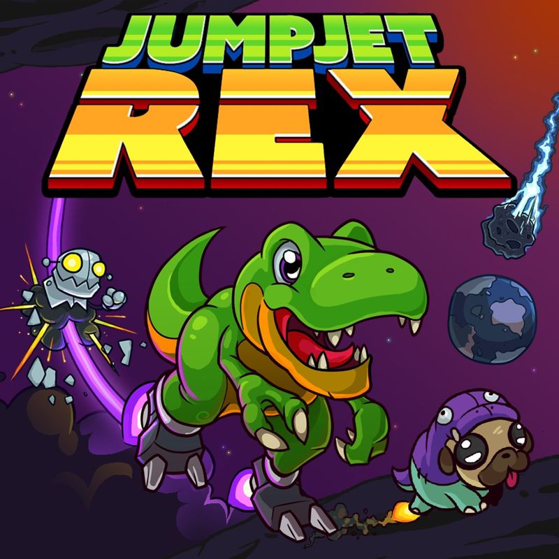 Front Cover for JumpJet Rex (PlayStation 4) (download release)