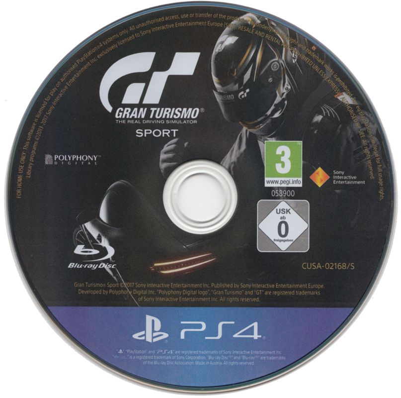 Media for Gran Turismo: Sport (Collector's Edition) (PlayStation 4)