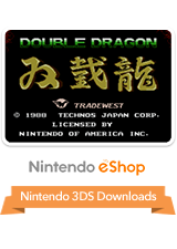 Front Cover for Double Dragon (Nintendo 3DS) (NES version)
