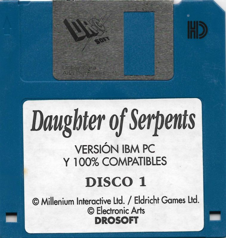 Media for Daughter of Serpents (DOS): Disk 1 of 6