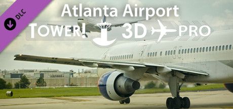 Front Cover for Atlanta Airport: Tower! 3D Pro (Windows) (Steam release)