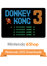 Front Cover for Donkey Kong 3 (Nintendo 3DS)
