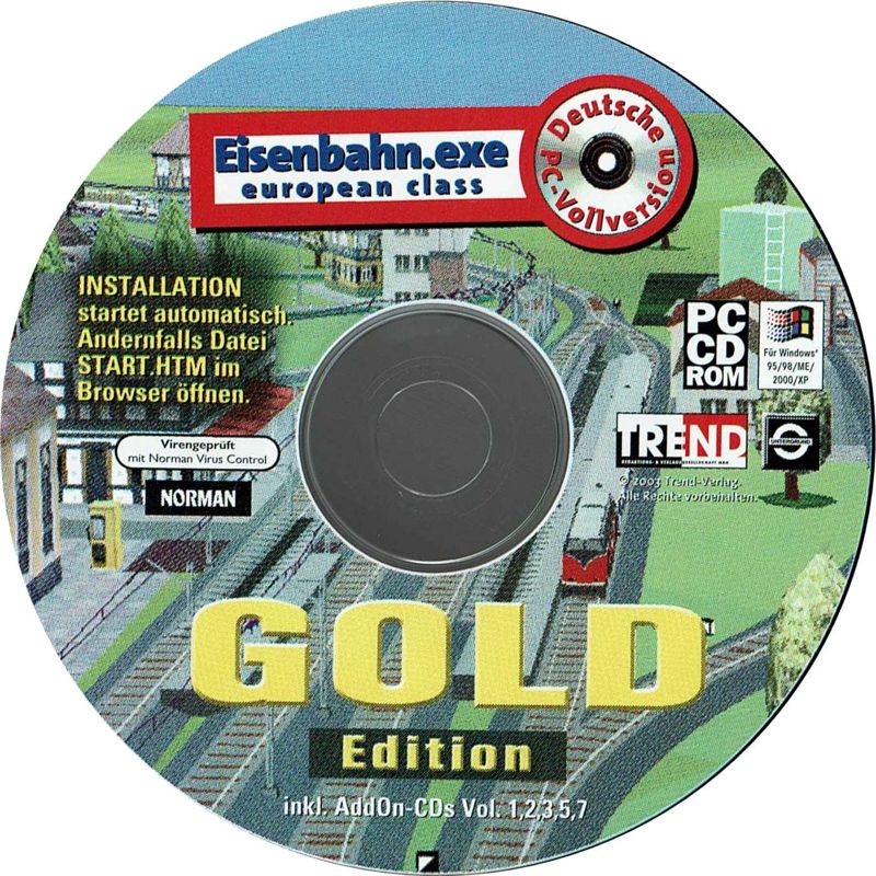 Media for Eisenbahn.exe: European Class - Gold Edition (Windows)