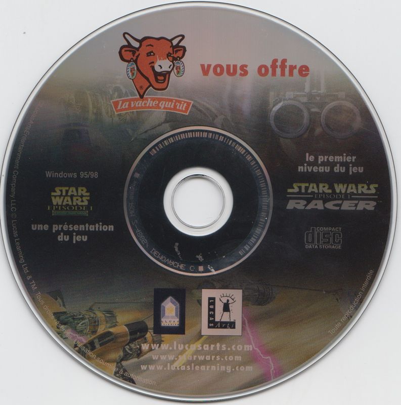 Media for Star Wars: Episode I - Racer (Windows) (The Laughing Cow release: trailer and 1st level of the game)