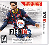 Front Cover for FIFA 14: Legacy Edition (Nintendo 3DS) (download release)