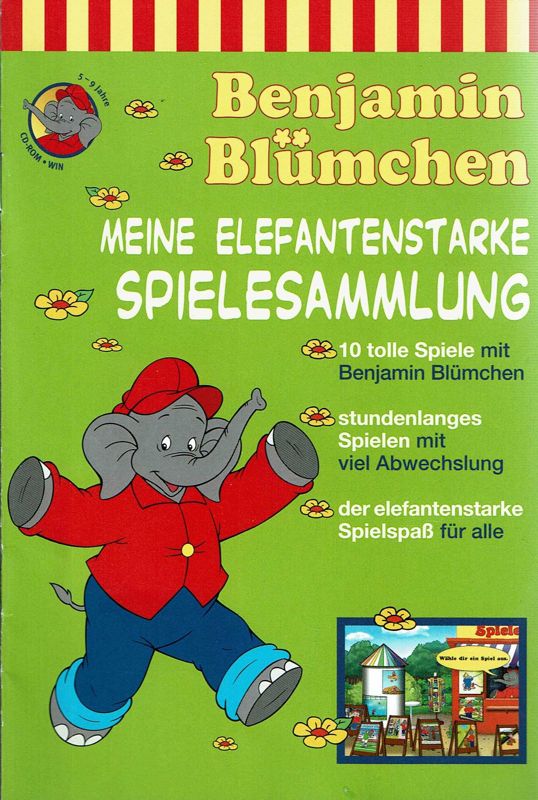 Manual for Benjamin Blümchen: Meine elefantenstarke Spielesammlung (Windows): Front
