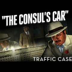 Front Cover for L.A. Noire: "The Consul's Car" Traffic Case (PlayStation 3) (download release): 1st version