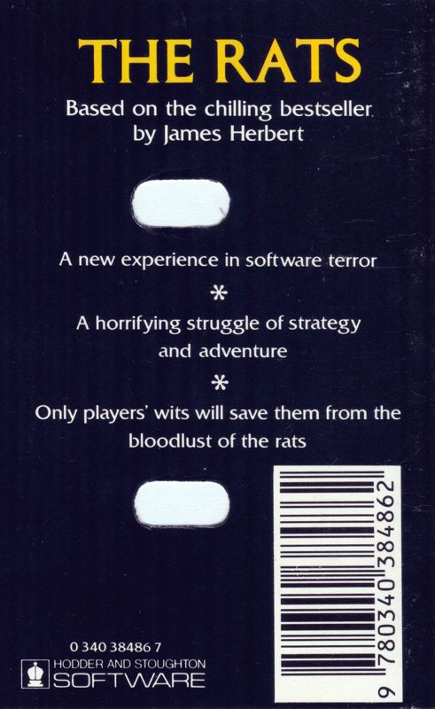 Back Cover for James Herbert's The Rats (ZX Spectrum)