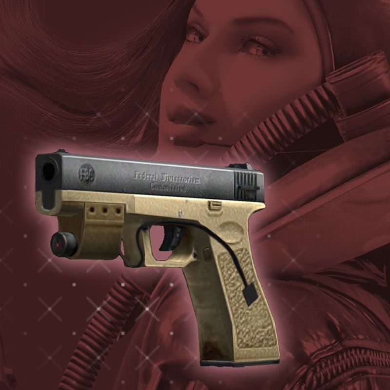 Front Cover for Resident Evil: Revelations - Jessica's G18 + Custom Part: "BSAA" (PlayStation 3) (download release)