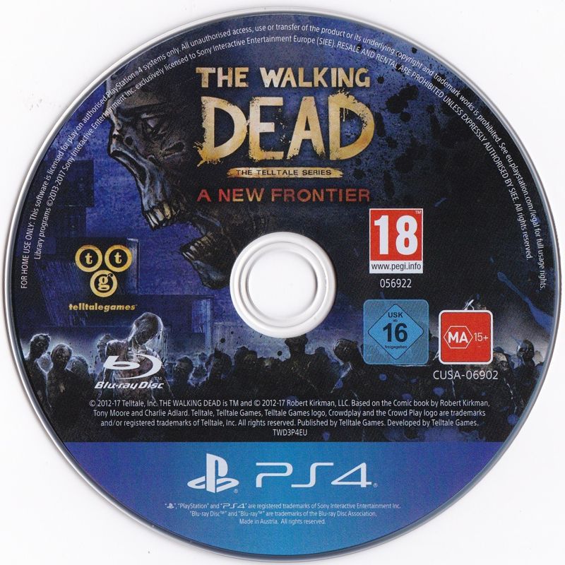 Media for The Walking Dead: A New Frontier (PlayStation 4)