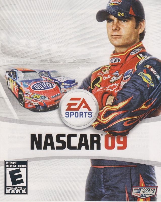 Manual for NASCAR 09 (PlayStation 3): Front