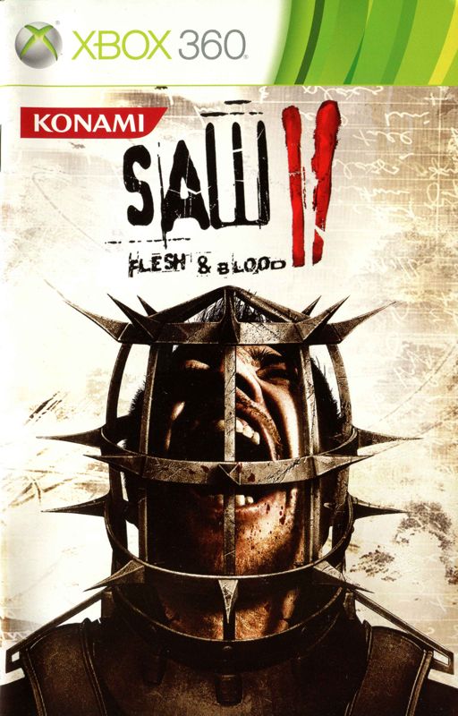 Manual for Saw II: Flesh & Blood (Xbox 360): Front