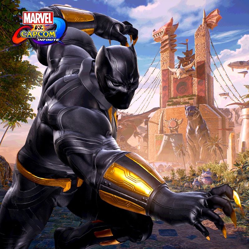Front Cover for Marvel vs. Capcom: Infinite - Black Panther (PlayStation 4) (download release)
