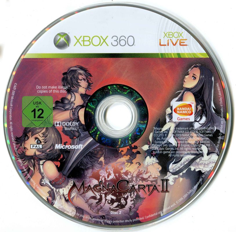 Media for Magna Carta 2 (Xbox 360): Disc 2