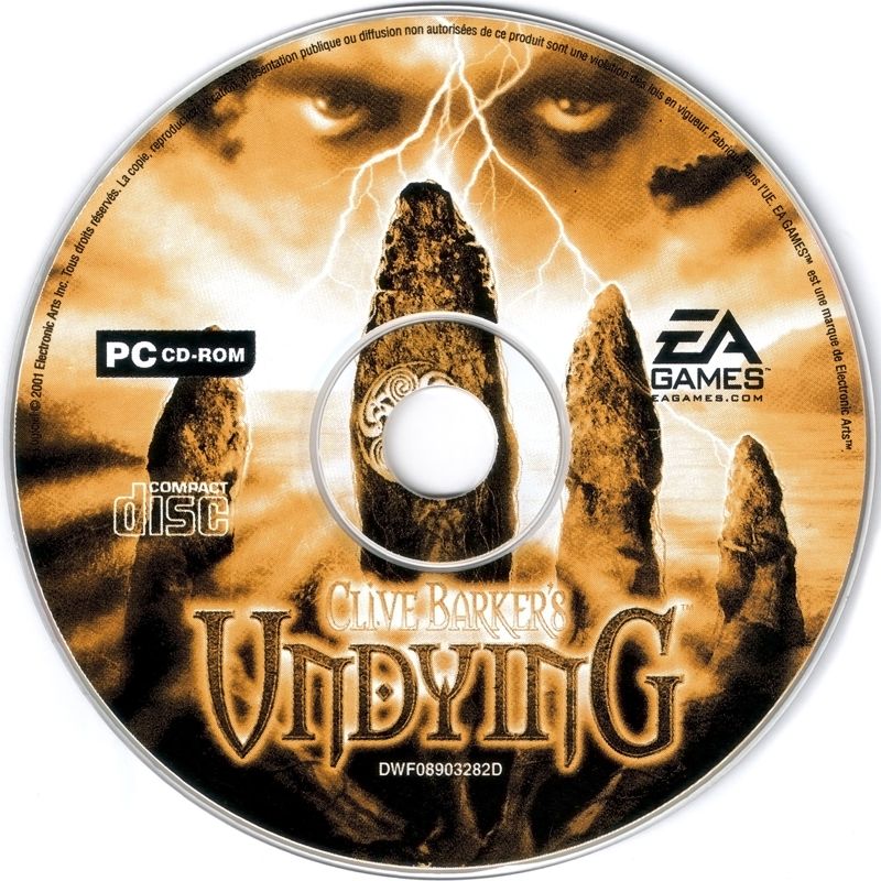 Media for Clive Barker's Undying (Windows)