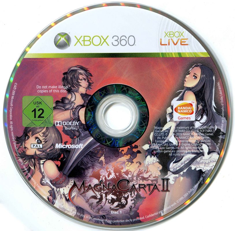 Media for Magna Carta 2 (Xbox 360): Disc 1