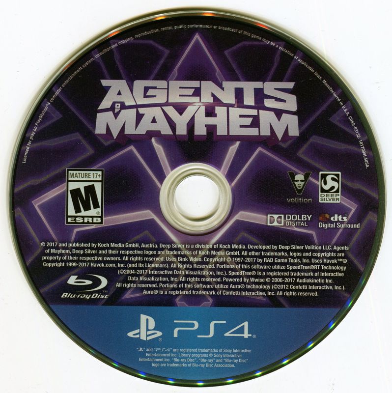 Media for Agents of Mayhem: Day One Edition (PlayStation 4)