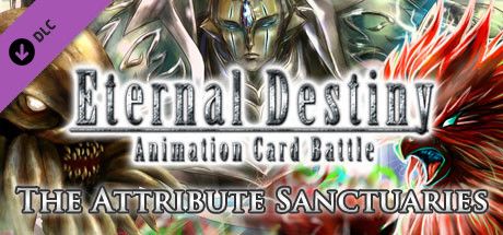Front Cover for Eternal Destiny: Animation Card Battle - The Attribute Sanctuaries (Windows) (Steam release)
