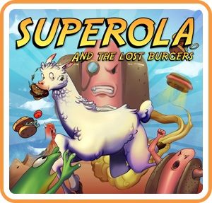 Front Cover for Superola and the Lost Burgers (Nintendo Switch) (download release): 1st version