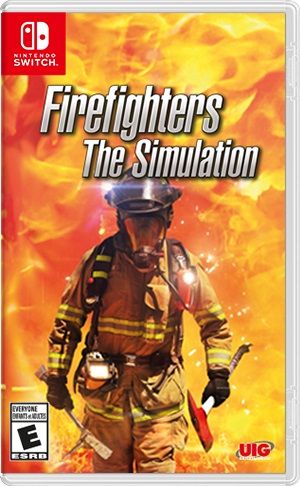Front Cover for Firefighters: The Simulation (Nintendo Switch) (download release)