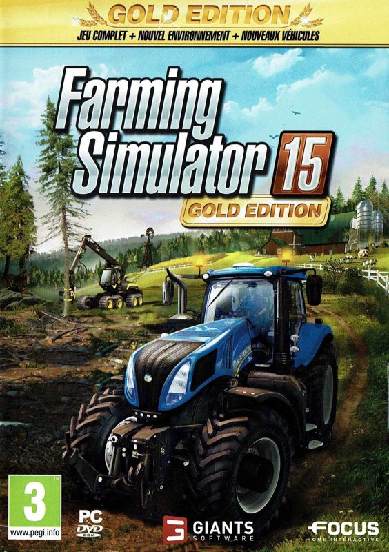 Farming Simulator 15: Gold Edition cover or packaging material - MobyGames