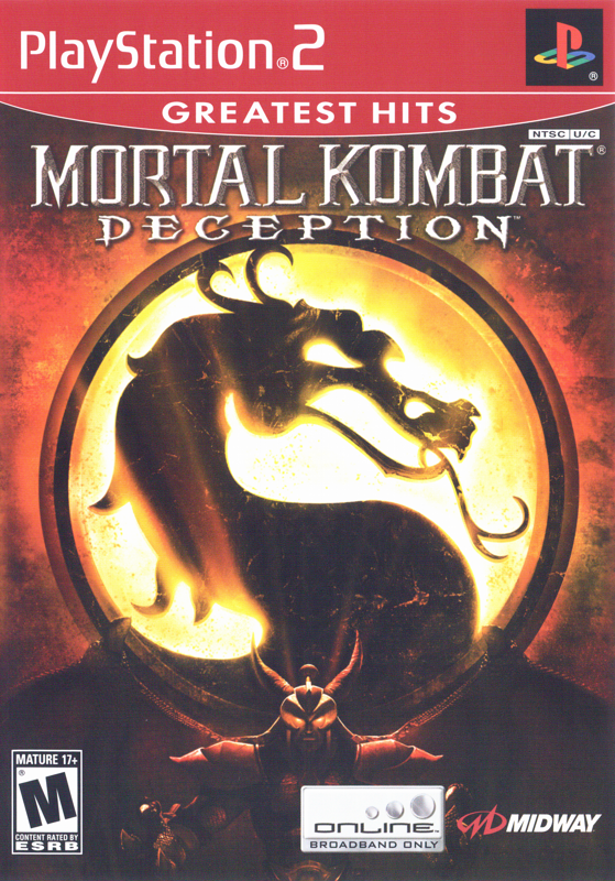 Front Cover for Mortal Kombat: Deception (PlayStation 2) (Greatest Hits)
