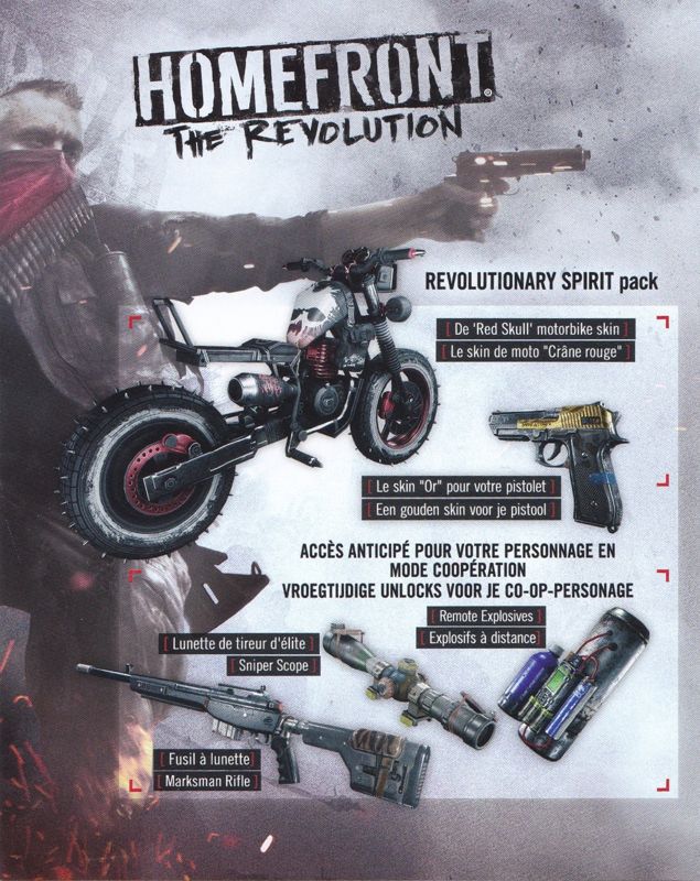 Other for Homefront: The Revolution - Revolutionary Spirit DLC Bundle (PlayStation 4): DLC - Revolutionary Spirit Pack - Front