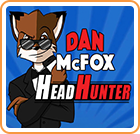 Front Cover for Dan McFox: Head Hunter (Nintendo 3DS) (download release)
