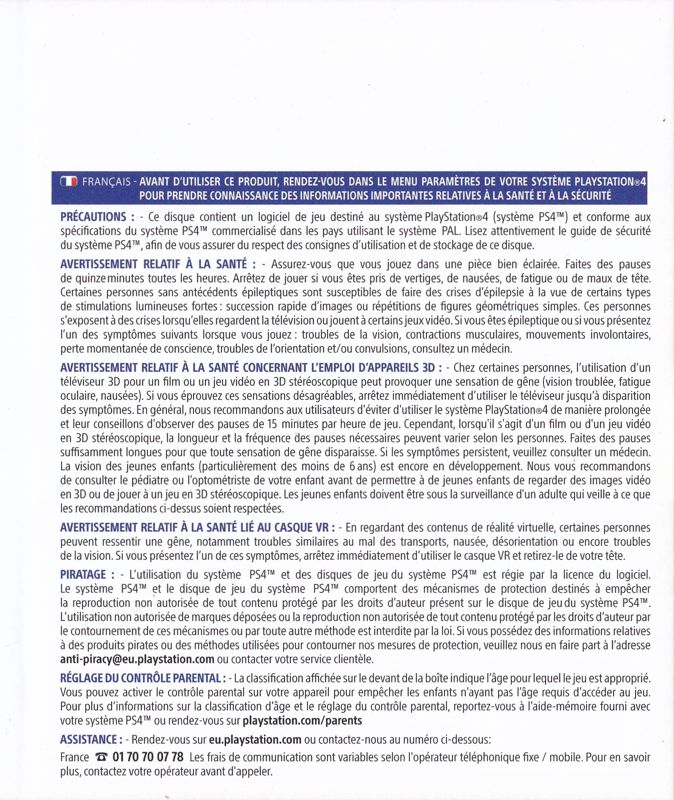 Inside Cover for AereA (Collector's Edition) (PlayStation 4): Right