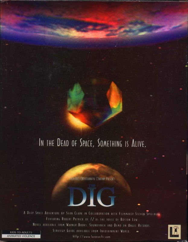 Back Cover for The Dig (DOS)