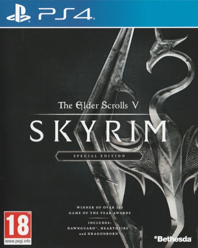 Front Cover for The Elder Scrolls V: Skyrim - Special Edition (PlayStation 4)