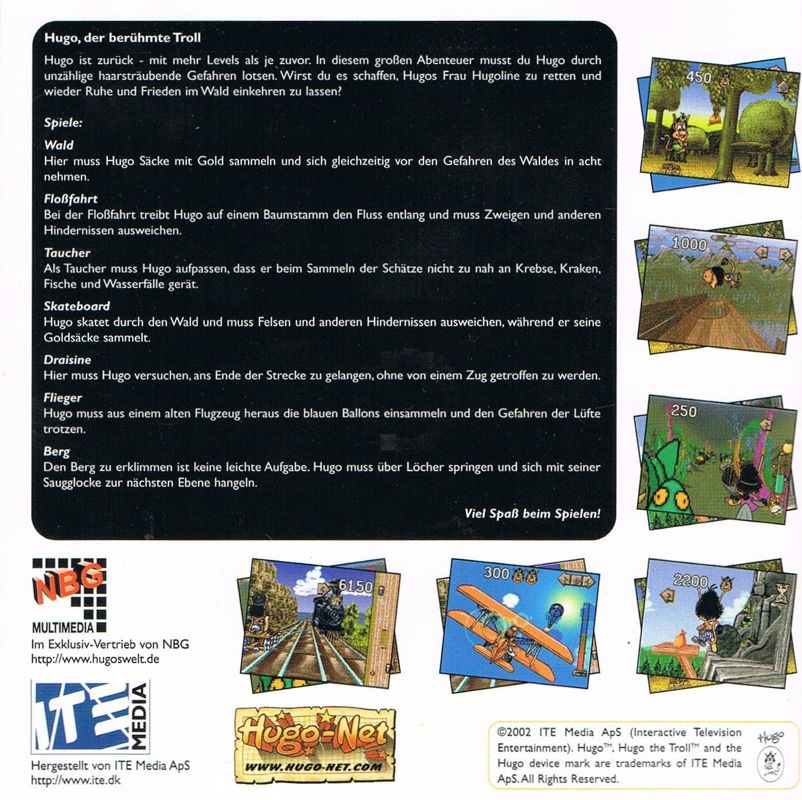 Inside Cover for Hugo XL (Windows) (re-release): Left Inlay