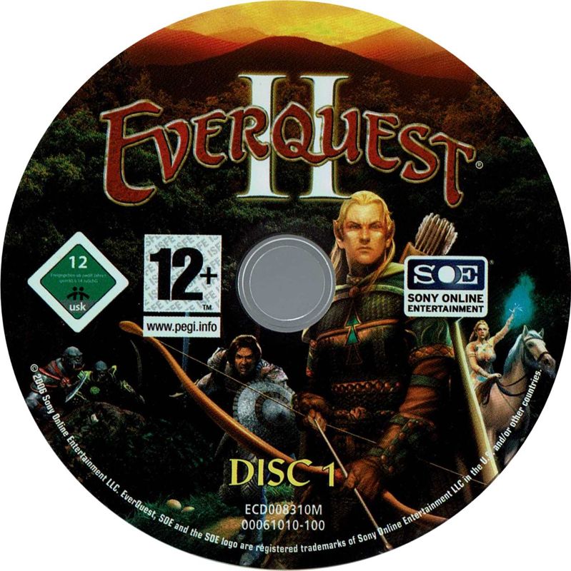Media for EverQuest II: Echoes of Faydwer (Windows): Disc 1